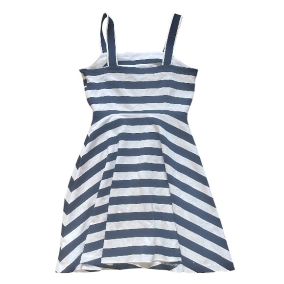 Tommy Hilfiger Stripe Fit and Flare Dress Size 6 Nautical Preppy Coastal - Picture 4 of 6